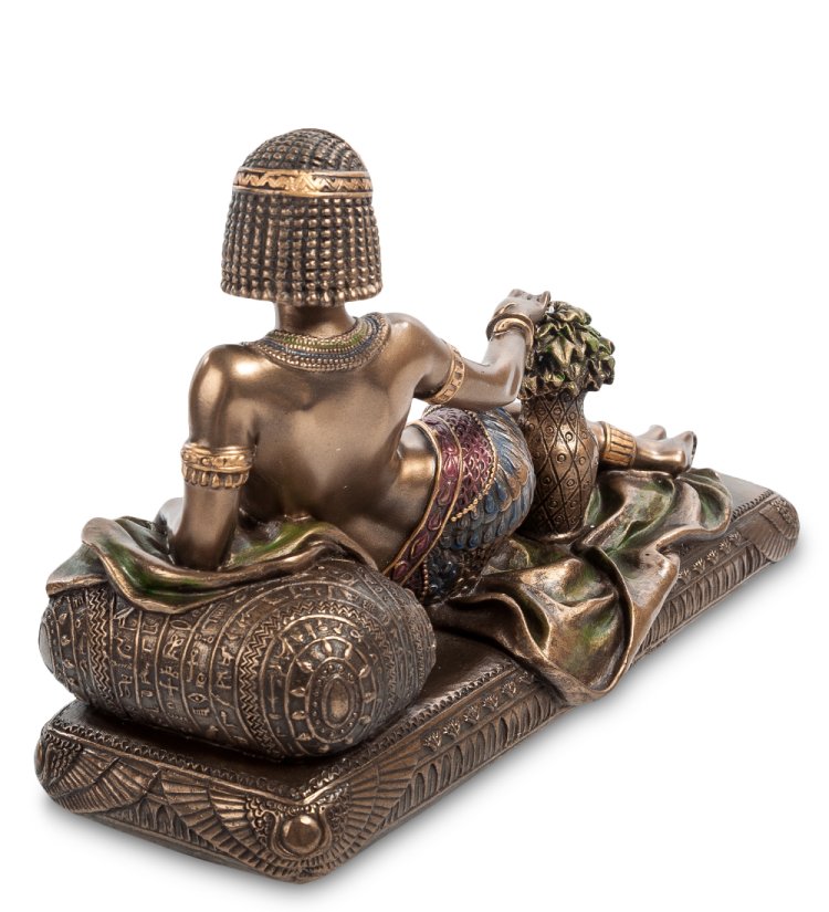 Статуэтка Клеопатра на ложе - Золотое отражение Veronese WS-449, оборотная сторона