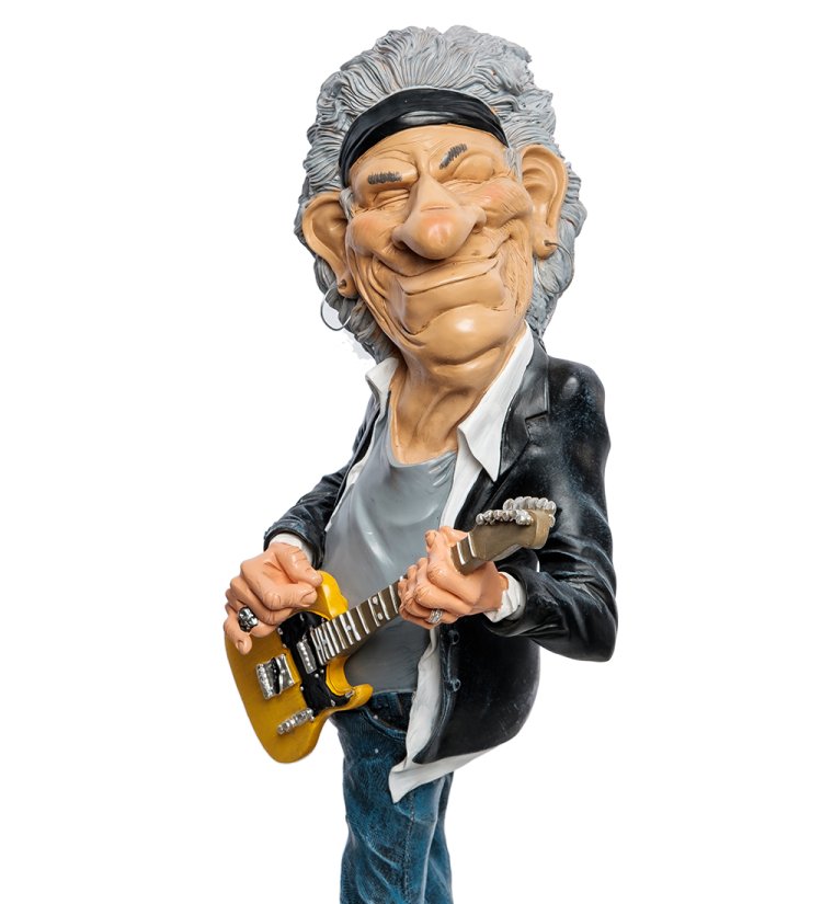 Статуэтка Гитарист - Кураж The Comical World of Stratford RV-752, портретный вид