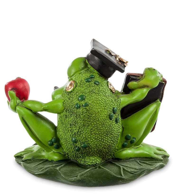 Фигурка-лягушка Учитель Твиттер The Comical World of Stratford RV-111, оборотная сторона