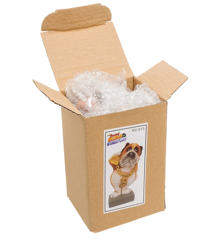 Статуэтка Собака Бульдог Желаю золотых наград The Comical World of Stratford RV-915, упаковка