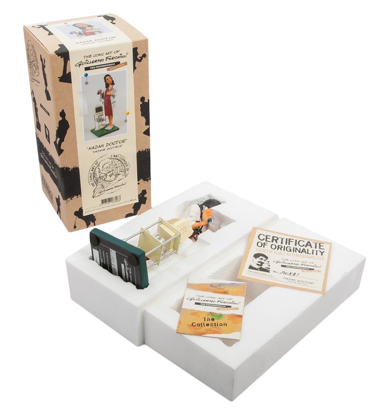 Маленькая Статуэтка Красивая Девушка Доктор - The Madam Doctor Forchino FO-84006, упаковочный вид