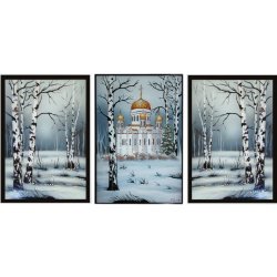 Картина Композиция Владимирский собор c кристаллами Swarovski