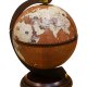 Настольный Глобус бар коричневая карта, диаметр 33 см Jufeng EG33002R, фотография сбоку