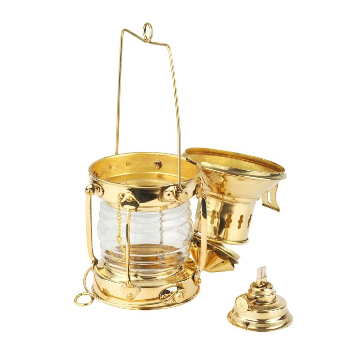 Морской фонарь керосиновый, фотография в открытом виде 2