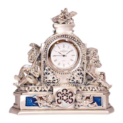 Настольные часы Серебряные Ангелы Linea Argenti ORO452