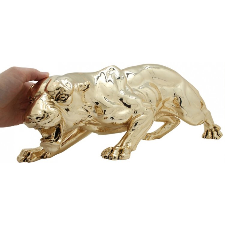 Статуэтка Пантера золотая