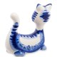 Фигурка Кот-Пряник Голубая гжель ГЛ-355, фотография сбоку