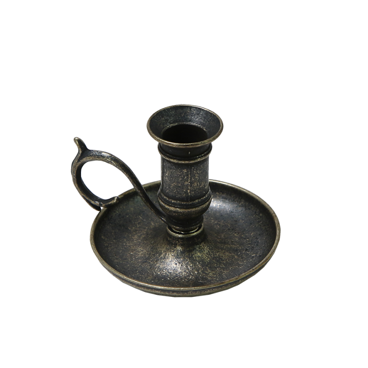 Ночной подсвечник из латуни на 1 свечу Alberti Livio AL-82-340-ANT