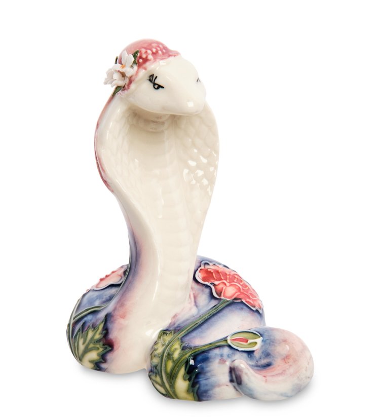 Фигурка из фарфора Милая Полевая Змейка Pavone JP-51/ 3