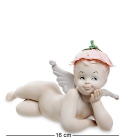 Статуэтка из бисквитного фарфора Амурчик лежит