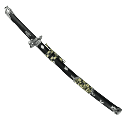 Вакидзаси черный Дракон самурайский меч