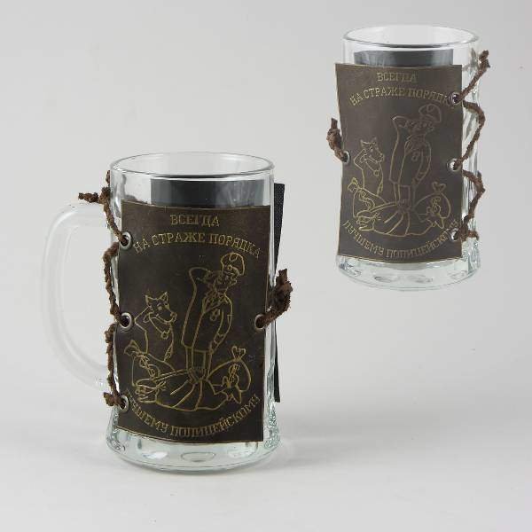 Кружка для пива подарочная - Всегда на страже порядка Студия Маро ПКВ-95