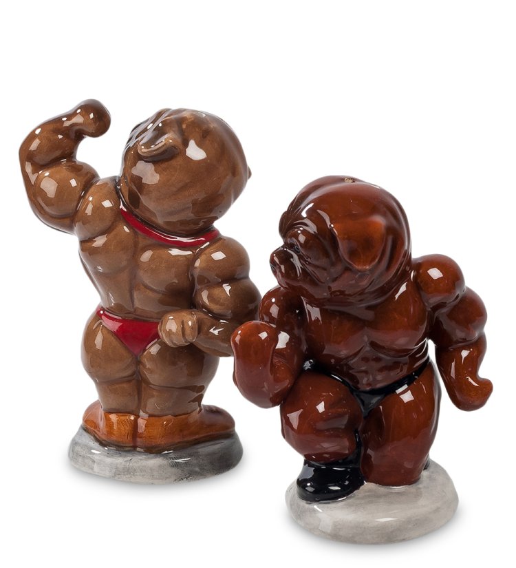 Набор соль-перец Культуристы Pavone CMS-14/13, фотография со спины