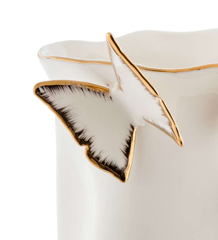 Высокая ваза для цветов из фарфора Бабочки Pavone FM-66/ 1, фотография бабочки