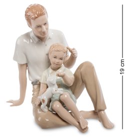 Статуэтка из фарфора Мужские секреты