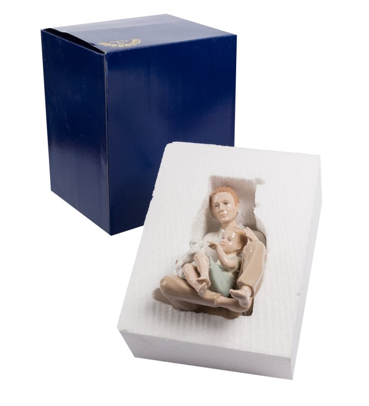 Статуэтка из фарфора Мужские секреты Pavone CMS-27/13, фотография в упаковке