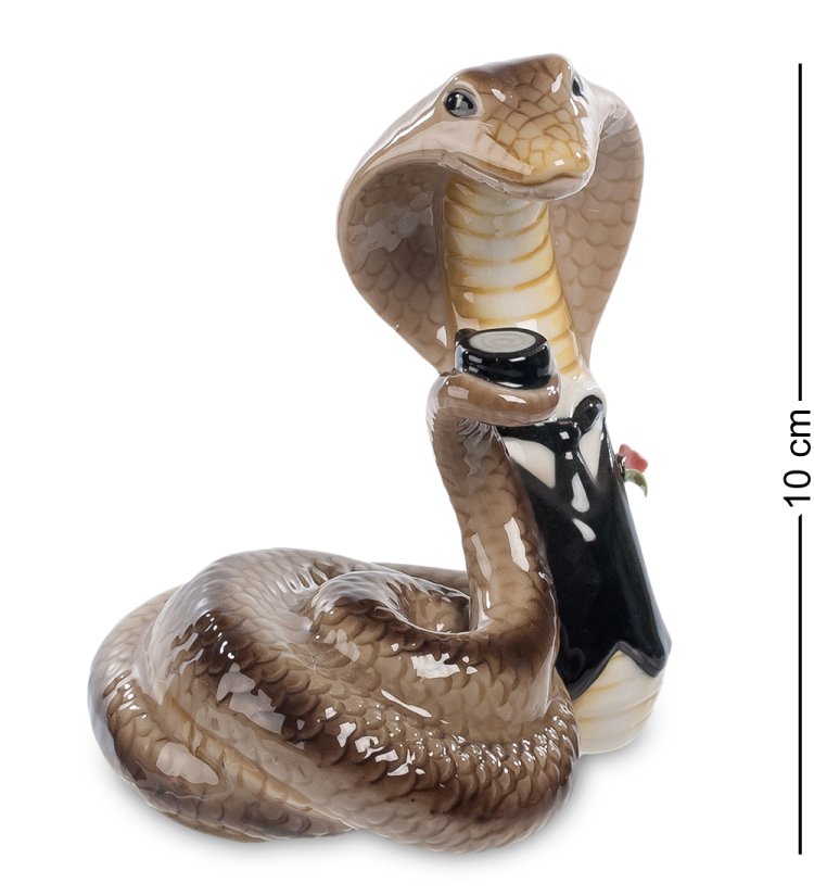 Фигурка из керамики Змея-Аристократ Pavone CMS-37/ 5