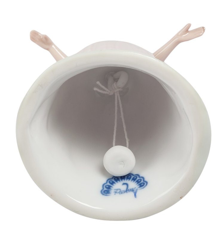 Фарфоровый колокольчик Эльфина Pavone JP-06/ 9, фотография снизу