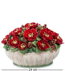 Музыкальная статуэтка Ваза с розами