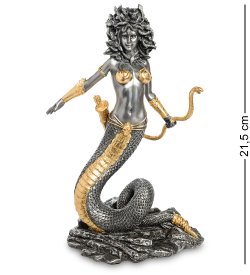 Статуэтка Медуза Горгона с золотым луком