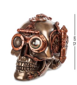 Шкатулка в стиле Стимпанк Череп