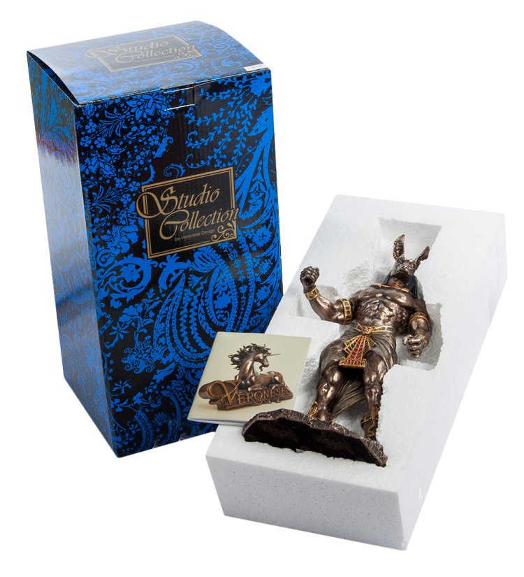 Статуэтка Анубис - проводник в загробный мир Veronese WS-181, упаковочный вид