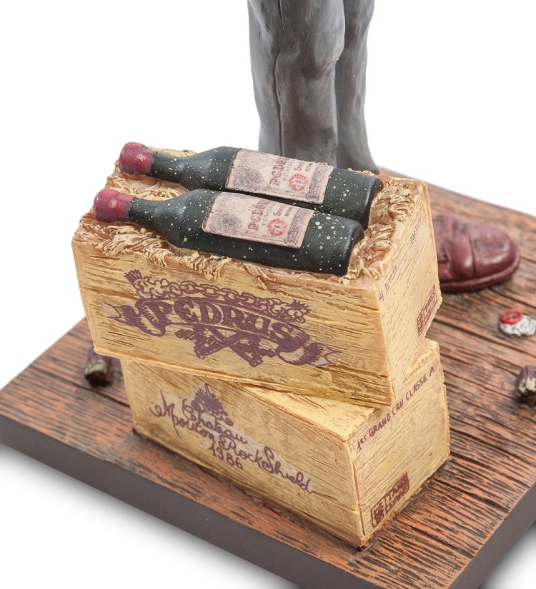 Маленькая Статуэтка Искусный Сомелье - The Wine Taster Forchino FO-84007, увеличенный вид деталей