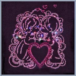 Картина Дети c кристаллами Swarovski