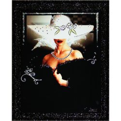 Картина Незнакомка c кристаллами Swarovski