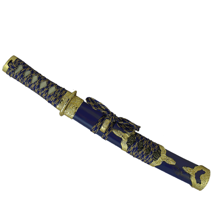 Золотисто-синий Самурайский нож Танто Art Gladius AG-147425-R