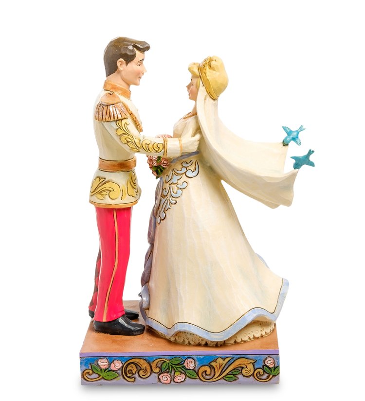 Статуэтка Синдерелла и Принц - Жили они долго и счастливо Disney Traditions, вид профиль