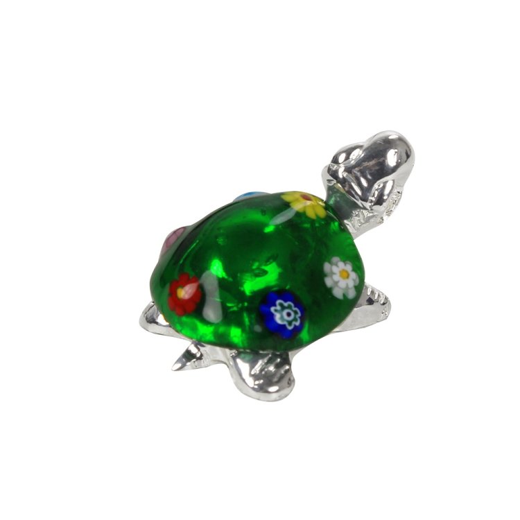 Статуэтка Маленькая Черепашка с зеленым панцирем