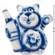 Фигурка Кот-Кефир Голубая гжель ГЛ-175