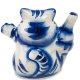 Фигурка Кот-Кефир Голубая гжель ГЛ-175, фотография со спины