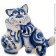 Фигурка Кот воришка Голубая гжель ГЛ-357 