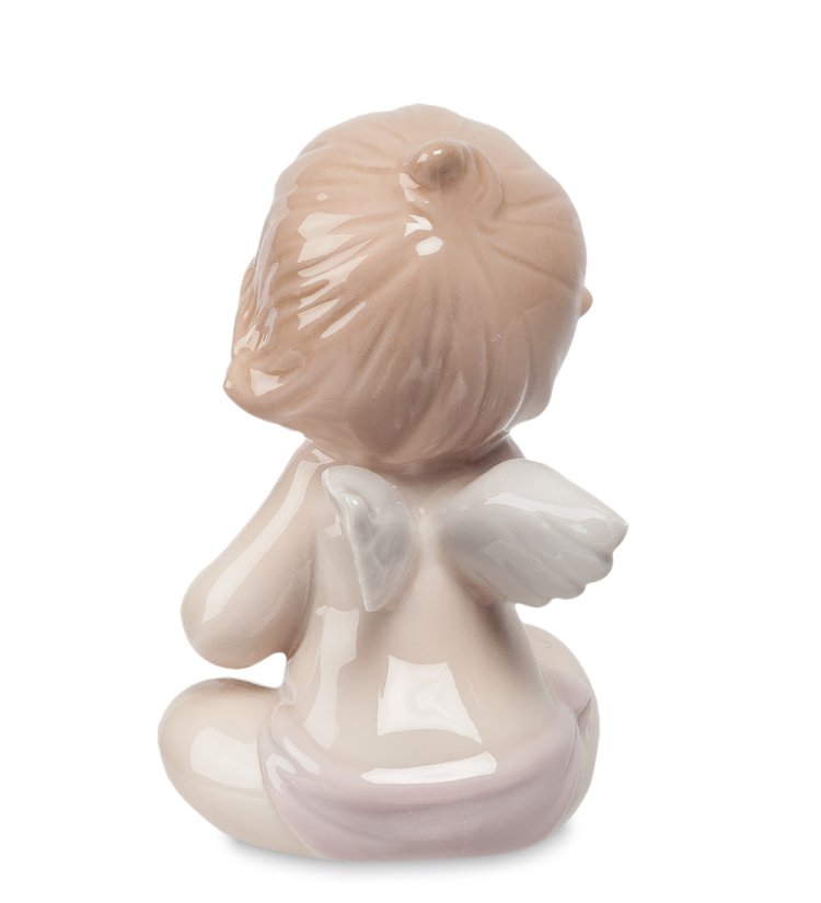 Статуэтка из фарфора Поцелуй Амурчика Pavone JP-09/ 6, фотография со спины