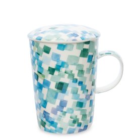 Кружка из фарфора Зимняя Мозаика