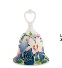 Колокольчик из фарфора Небесная Орхидея