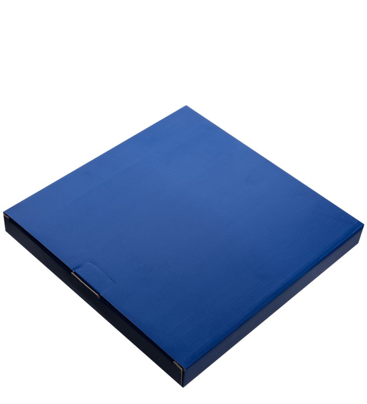 Набор из 2-ти тарелок из фарфора Элегантность, красные Pavone JK-238, Фотография коробки