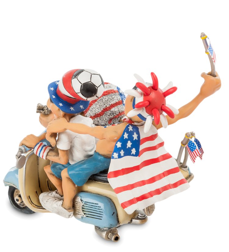 Фигурка Мотоцикла USA Fan-Attics The Comical World of Stratford SCAR-74, оборотная сторона