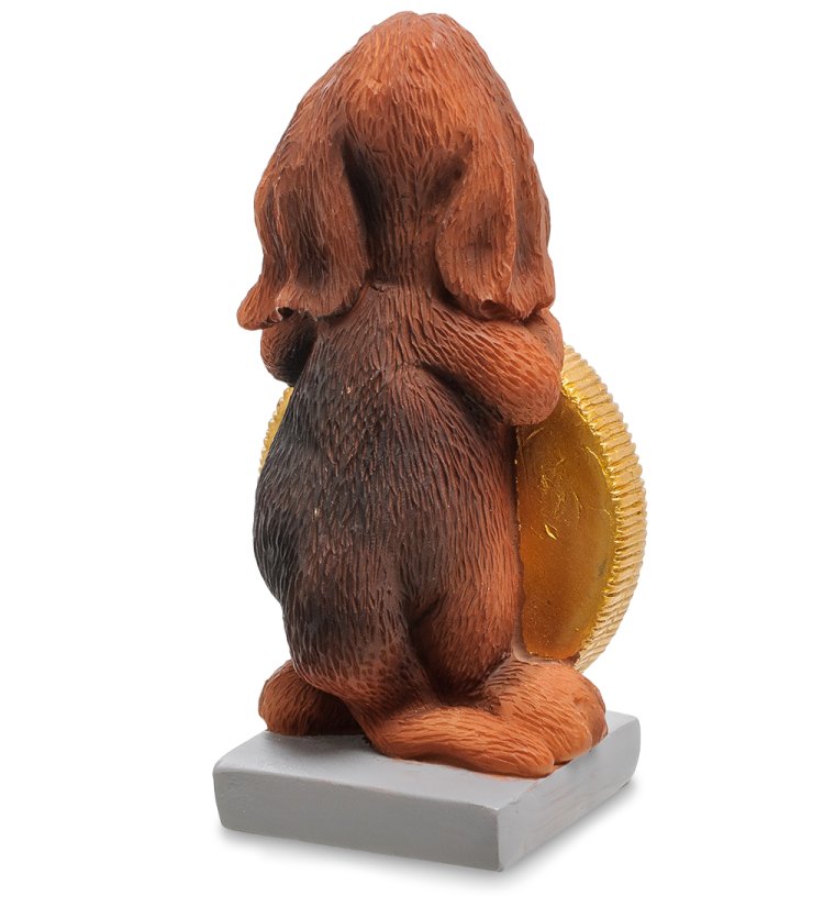 Статуэтка Собака Блад-хаунд Монета на удачу The Comical World of Stratford RV-913, оборотная сторона