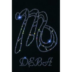 Картина Дева символ c кристаллами Swarovski