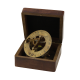 Морской компас в футляре из темного дерева Nautical NA-1663-B, упаковочный вид