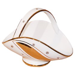 Ваза для фруктов c кристаллами Swarovski