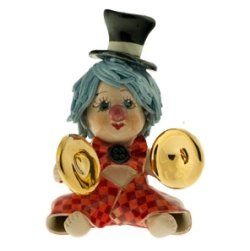 Статуэтка из фарфора Клоун - мальчик с тарелками