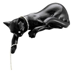 Статуэтка Черная кошка