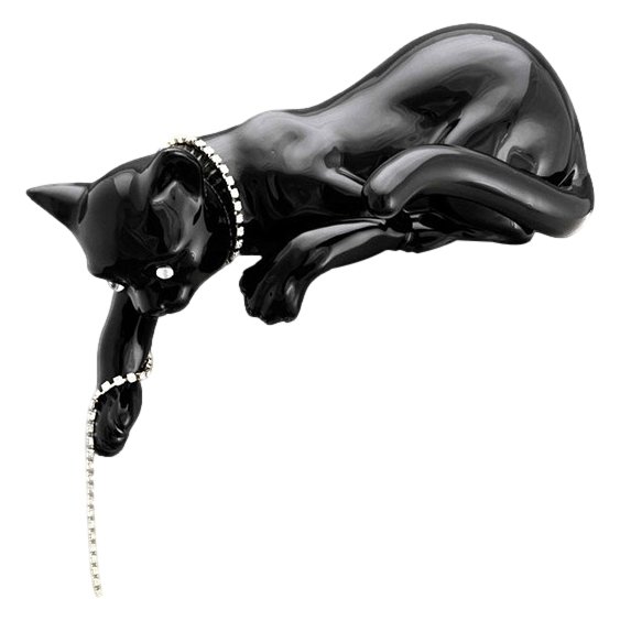 Статуэтка Черная кошка