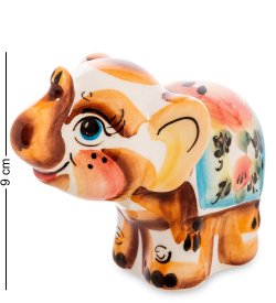 Фигурка Слон Цветная гжель