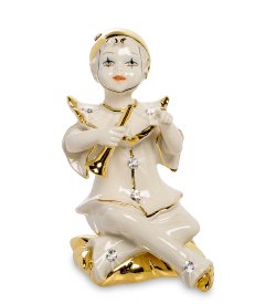 Статуэтка Пьеро с трубой