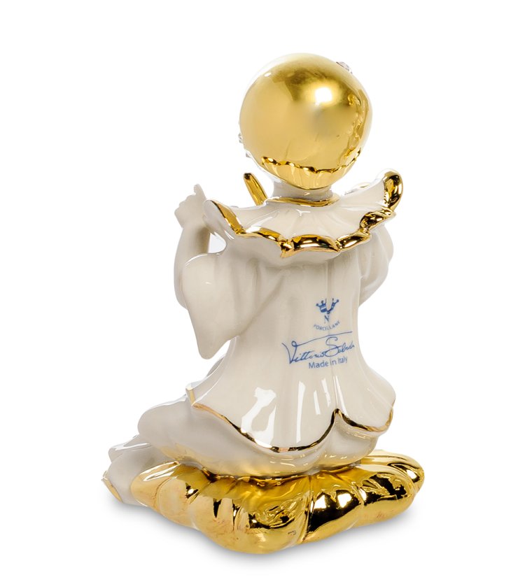 Статуэтка Пьеро с трубой Sabadin Vittorio SV- 122, фотография спины